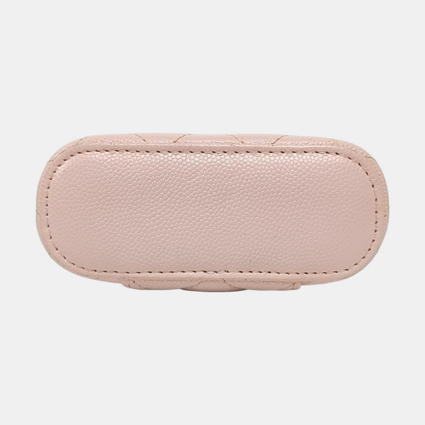 Authenticated pre-owned Vanity Case Quilted Grained Calfskin Pink - Shoulder Bag at Looply