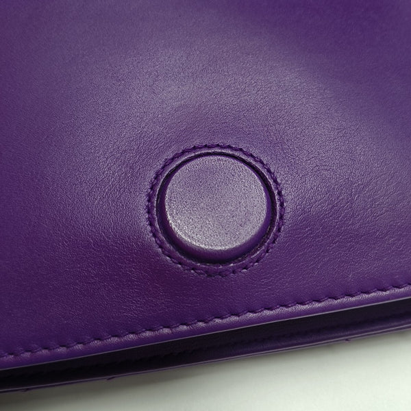 Authenticated pre-owned GG Marmont Calfskin Purple - Crossbody Bag at Looply