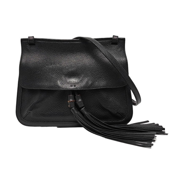 Authenticated pre-owned Bamboo 1947 Medium Calfskin Black - Shoulder Bag at Looply