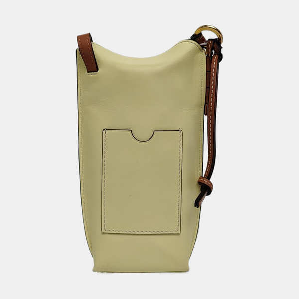 Authenticated pre-owned Gate Calfskin Yellow - Shoulder Bag at Looply