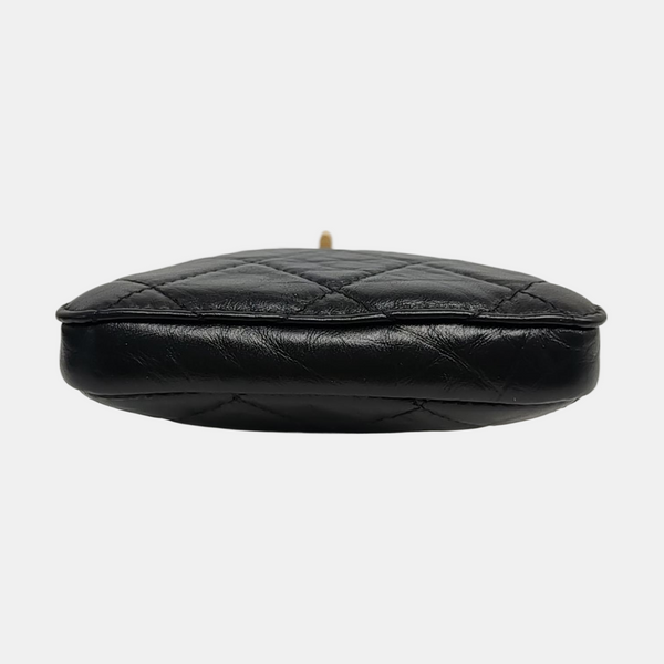 Authenticated pre-owned 2.55 Quilted Calfskin Black - Shoulder Bag at Looply