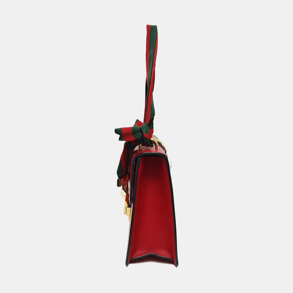 Authenticated pre-owned Sylvie Small Calfskin Red - Shoulder Bag at Looply