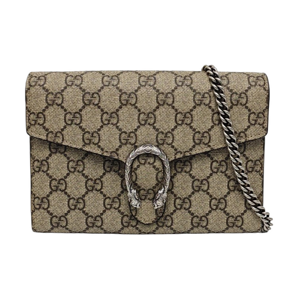 Authenticated pre-owned Dionysus Monogram Coated Canvas Beige - Shoulder Bag at Looply