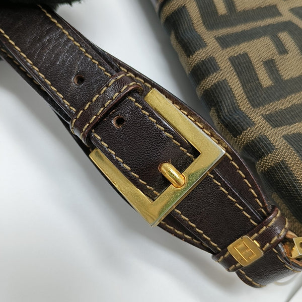 Canvas Shoulder Bag Brown