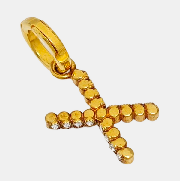 Authenticated pre-owned Gold-tone Metal Bag Charm - Bag Charm at Looply