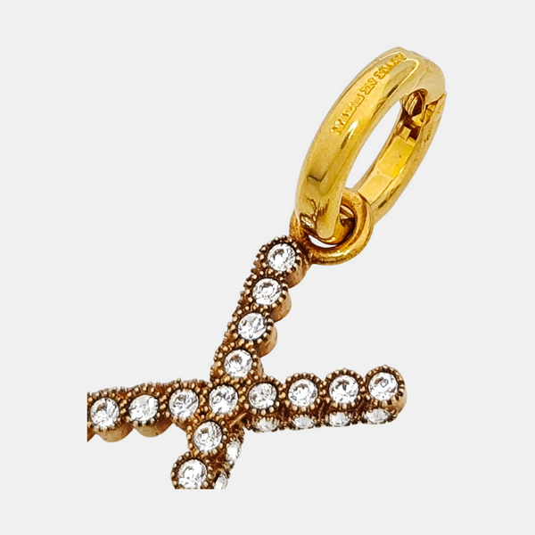 Authenticated pre-owned Gold-tone Metal Bag Charm - Bag Charm at Looply