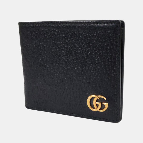 Authenticated pre-owned GG Marmont Mini Calfskin Black Wallet - Wallet at Looply