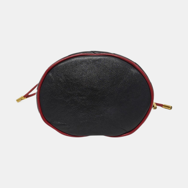 Authenticated pre-owned GG Marmont Mini Calfskin Black - Shoulder Bag at Looply