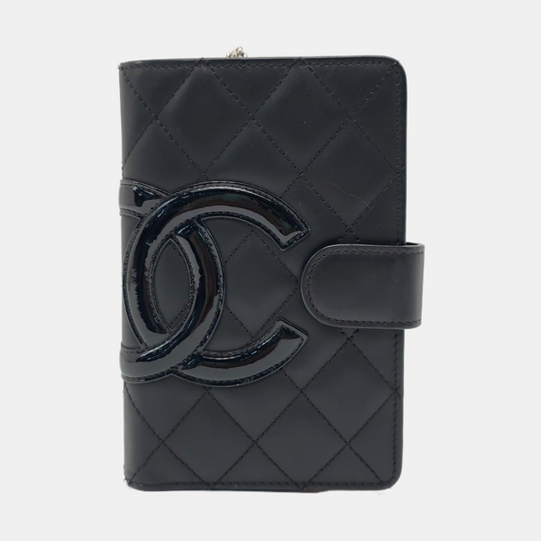 Authenticated pre-owned Cambon Quilted Calfskin Black Wallet - Wallet at Looply