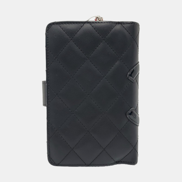 Authenticated pre-owned Cambon Quilted Calfskin Black Wallet - Wallet at Looply