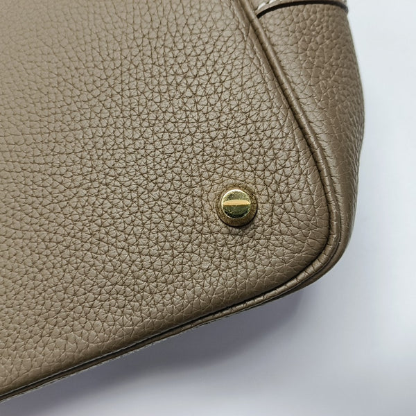 Authenticated pre-owned Picotin Lock 22 Clemence Gray - Top Handle Bag at Looply