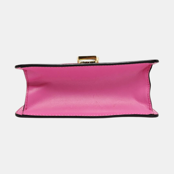 Authenticated pre-owned Sylvie Small Calfskin Pink - Crossbody Bag at Looply