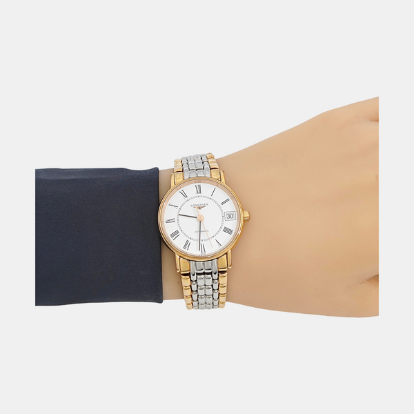 Elegant Collection 30mm White Automatic Watch
