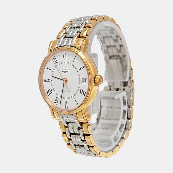 Elegant Collection 30mm White Automatic Watch