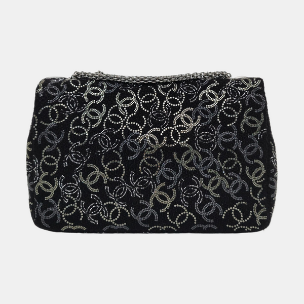 Authenticated pre-owned Classic Flap Fabric Black - Shoulder Bag at Looply