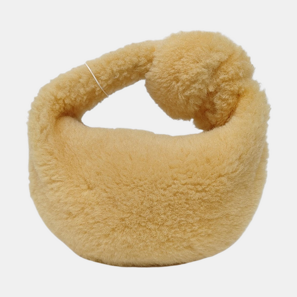 Authenticated pre-owned Jodie Teen Sheepskin Yellow - Top Handle Bag at Looply