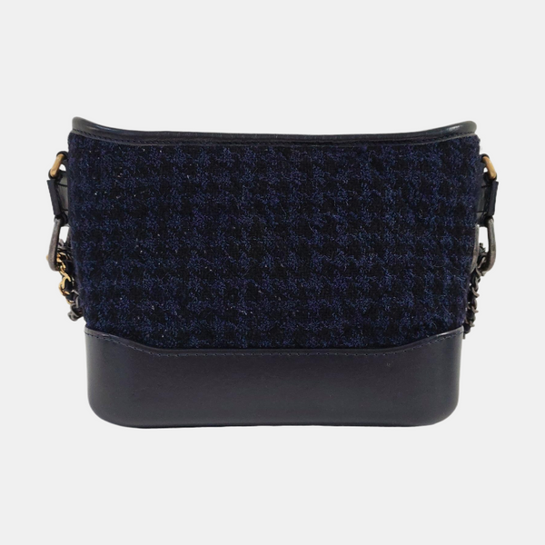 Authenticated pre-owned Gabrielle Small Wool Black - Crossbody Bag at Looply