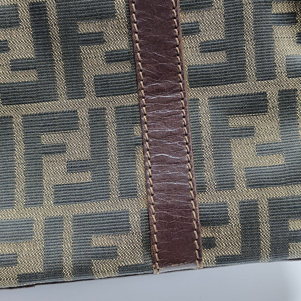 Canvas Top Handle Bag Brown