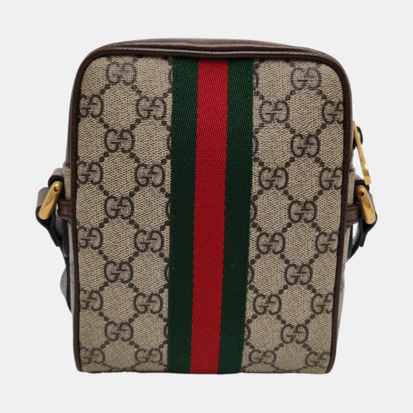 Authenticated pre-owned Ophidia Small Monogram Coated Canvas Beige - Handbags at Looply