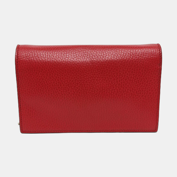 Authenticated pre-owned Interlocking G Calfskin Red - Shoulder Bag at Looply
