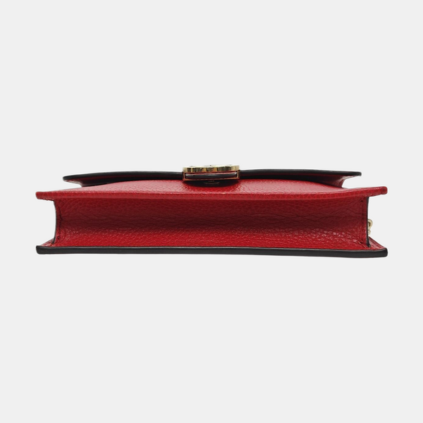 Authenticated pre-owned Interlocking G Calfskin Red - Shoulder Bag at Looply