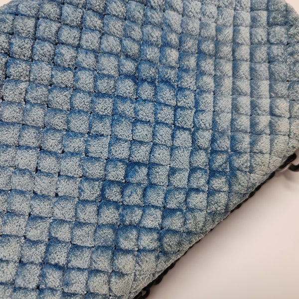 Quilted Velvet Blue