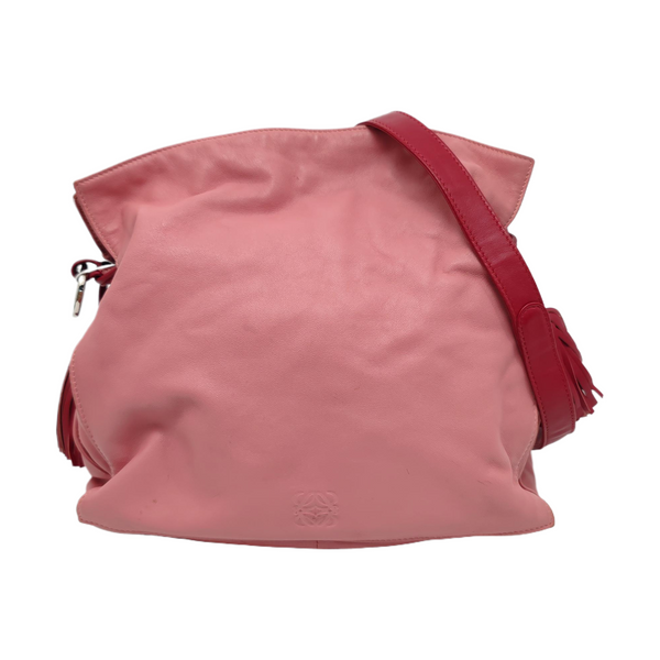 Authenticated pre-owned Flamenco Lambskin Pink - Shoulder Bag at Looply