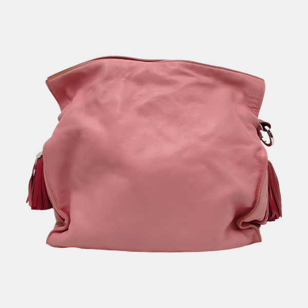 Authenticated pre-owned Flamenco Lambskin Pink - Shoulder Bag at Looply