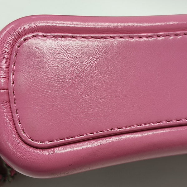 Authenticated pre-owned Gabrielle Small Quilted Wool Pink - Shoulder Bag at Looply