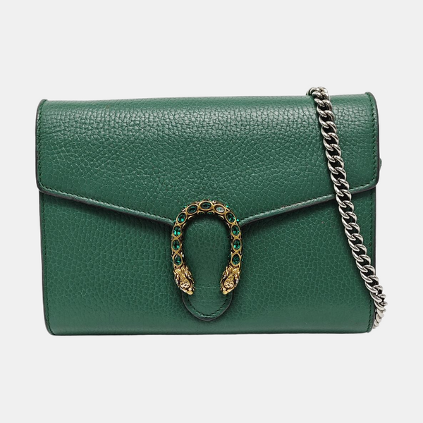Authenticated pre-owned Dionysus Mini Calfskin Green - Handbags at Looply