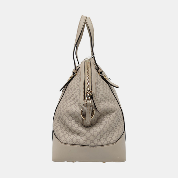 Authenticated pre-owned Microguccissima Calfskin White - Shoulder Bag at Looply