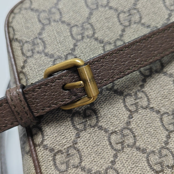 Authenticated pre-owned Ophidia Small Monogram Coated Canvas Beige - Crossbody Bag at Looply