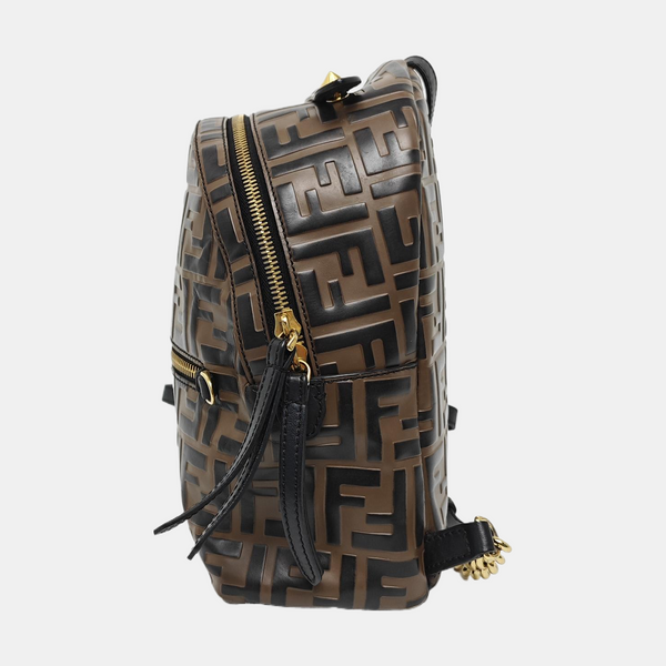 Calfskin Backpack Mini Brown
