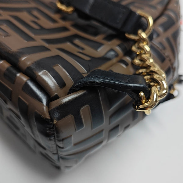 Calfskin Backpack Mini Brown