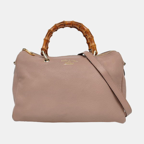 Authenticated pre-owned Bamboo 1947 Calfskin Pink - Shoulder Bag at Looply