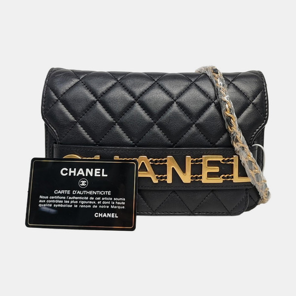Authenticated pre-owned Classic Flap Small Quilted Calfskin Black - Shoulder Bag at Looply