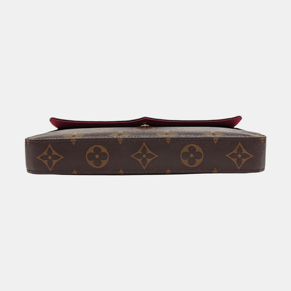 Authenticated pre-owned Félicie Monogram Coated Canvas Brown - Shoulder Bag at Looply