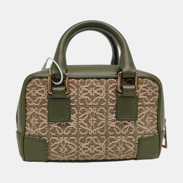 Authenticated pre-owned Amazona Canvas Beige - Shoulder Bag at Looply