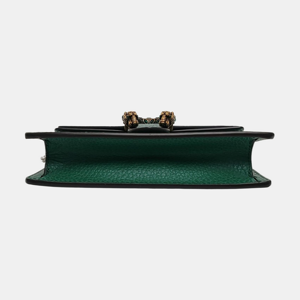 Authenticated pre-owned Dionysus Super Mini Calfskin Green - Shoulder Bag at Looply