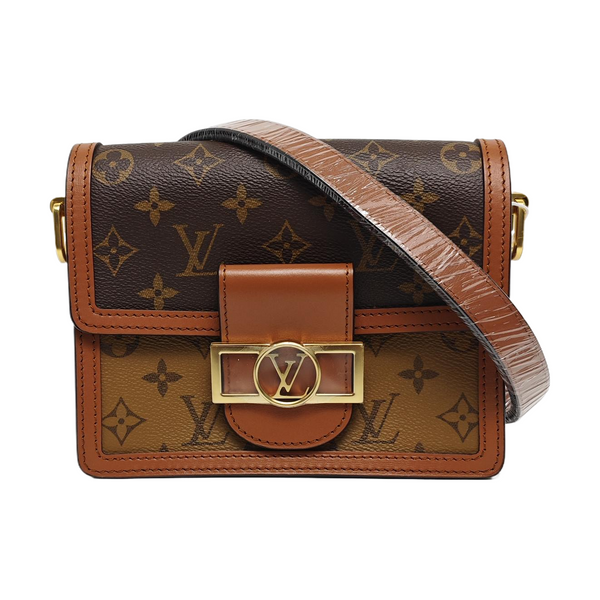 DAUPHINE Mini Coated Canvas Brown