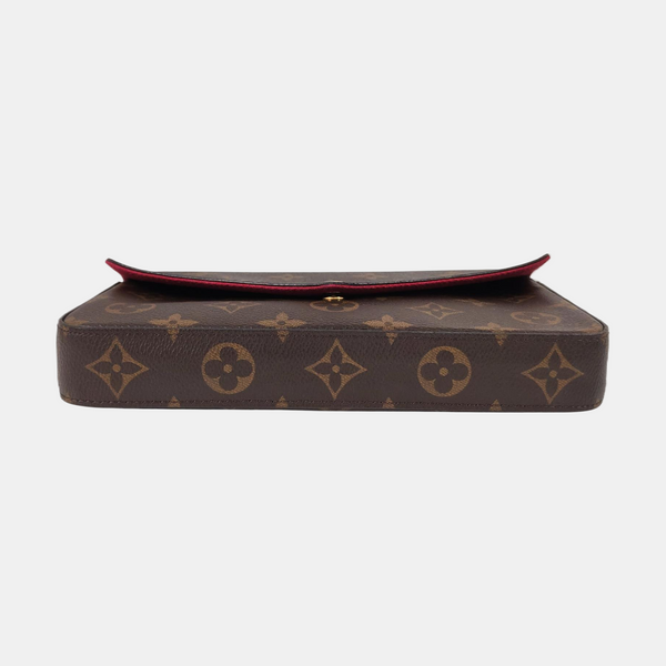 Authenticated pre-owned Félicie Monogram Coated Canvas Brown - Shoulder Bag at Looply