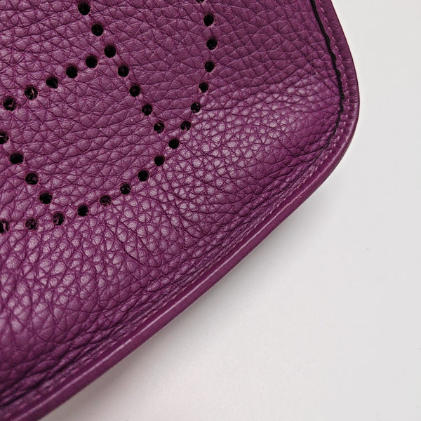 Authenticated pre-owned Evelyne Mini Clemence Purple - Shoulder Bag at Looply