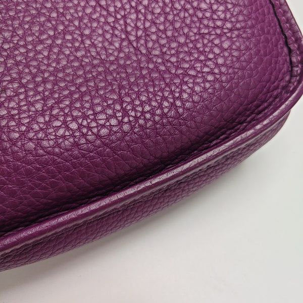 Authenticated pre-owned Evelyne Mini Clemence Purple - Shoulder Bag at Looply