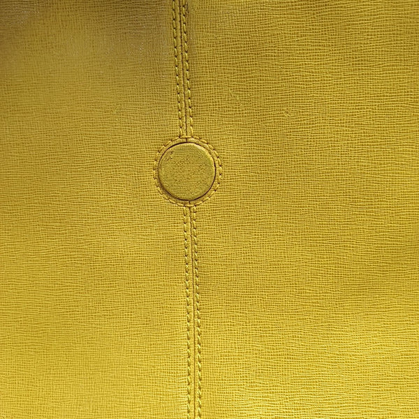 Calfskin Top Handle Bag Yellow