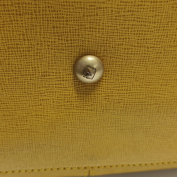 Calfskin Top Handle Bag Yellow