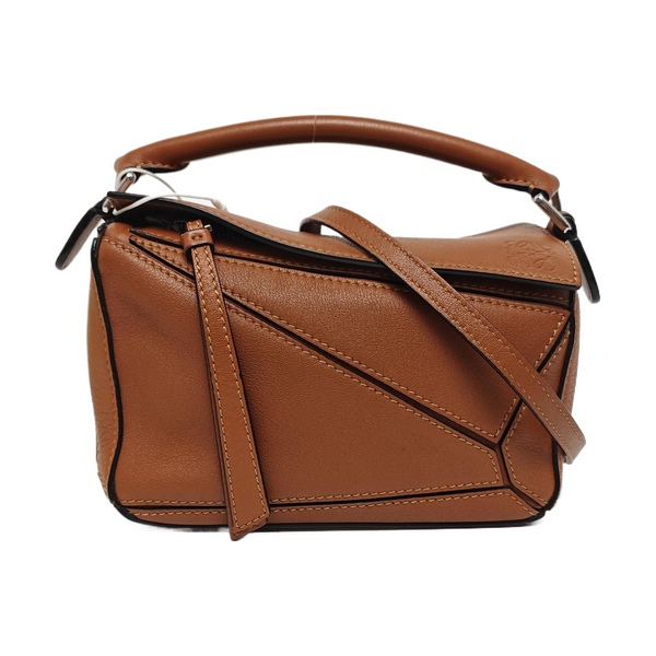 Puzzle Mini Calfskin Brown