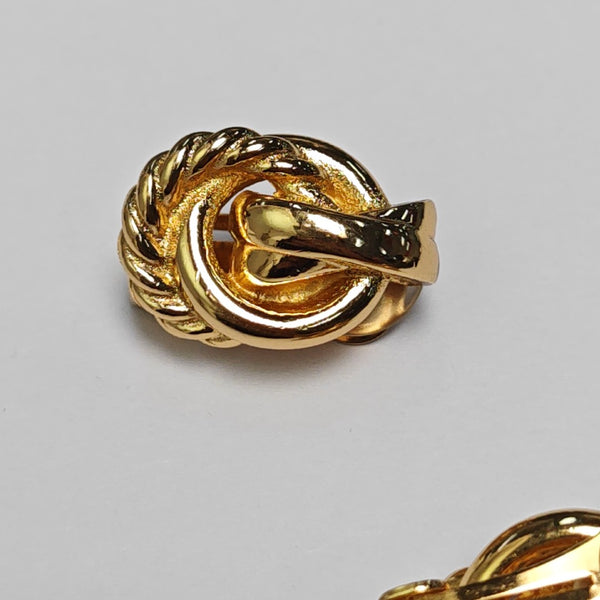 Gold-tone Metal Gold Earring