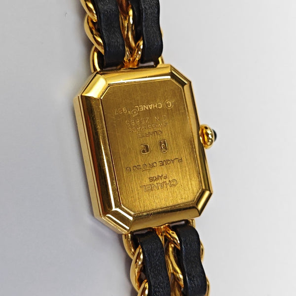 Première 20mm Black Quartz Watch