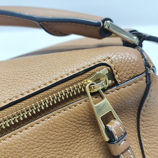 Puzzle Medium Calfskin Brown
