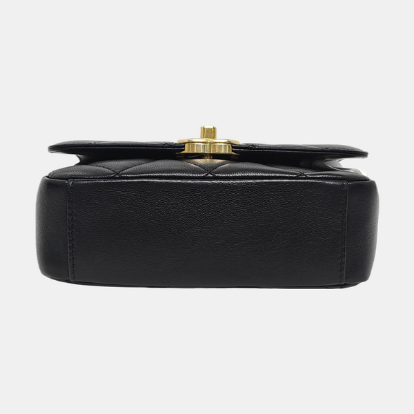 Quilted Lambskin Black
